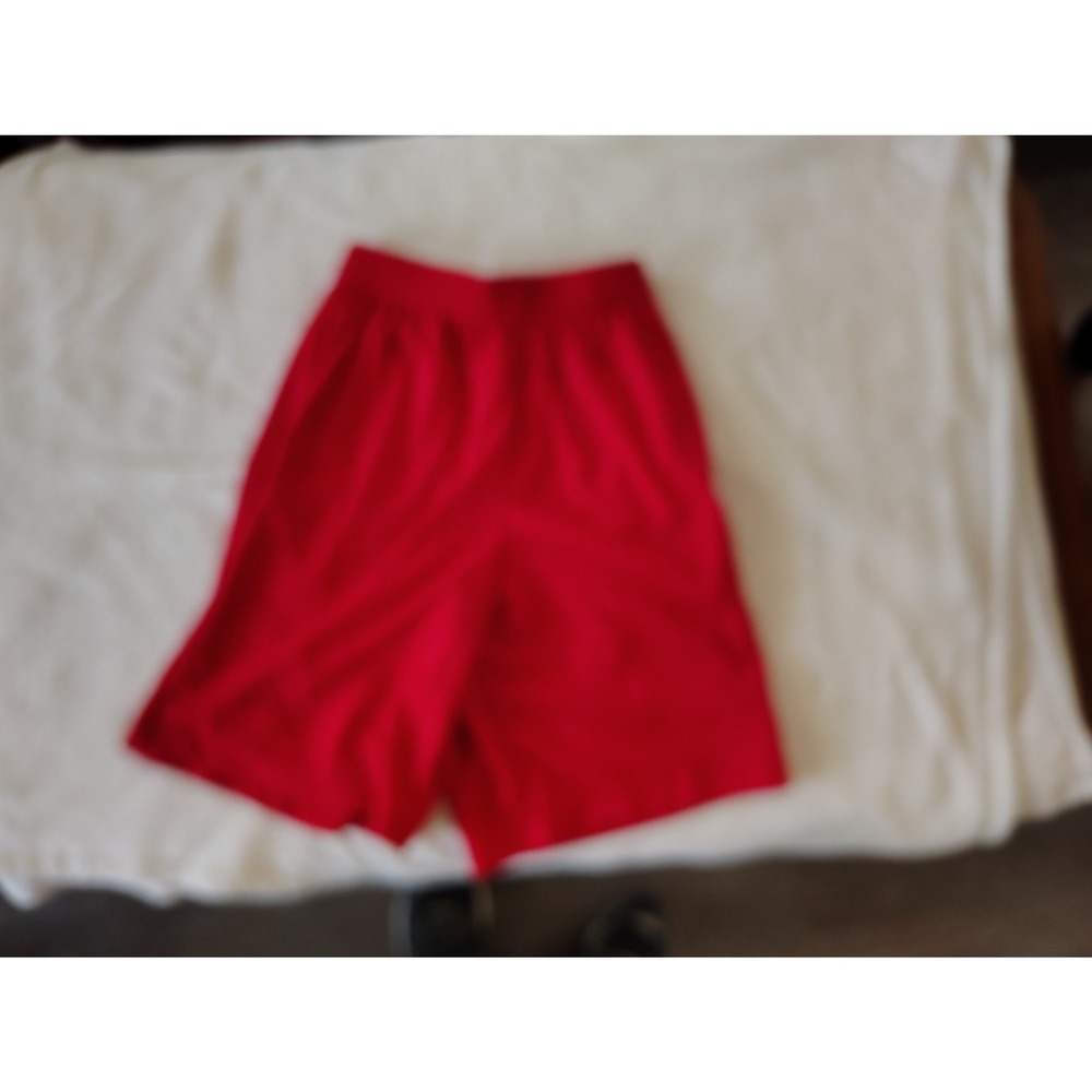 BCG Mens Mesh Athletic Basketball Shorts Red Medium Drawstring Gym Training‎